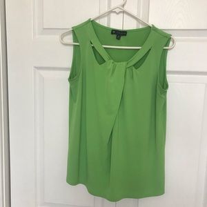 Green Sleeveless Top Size X Small
